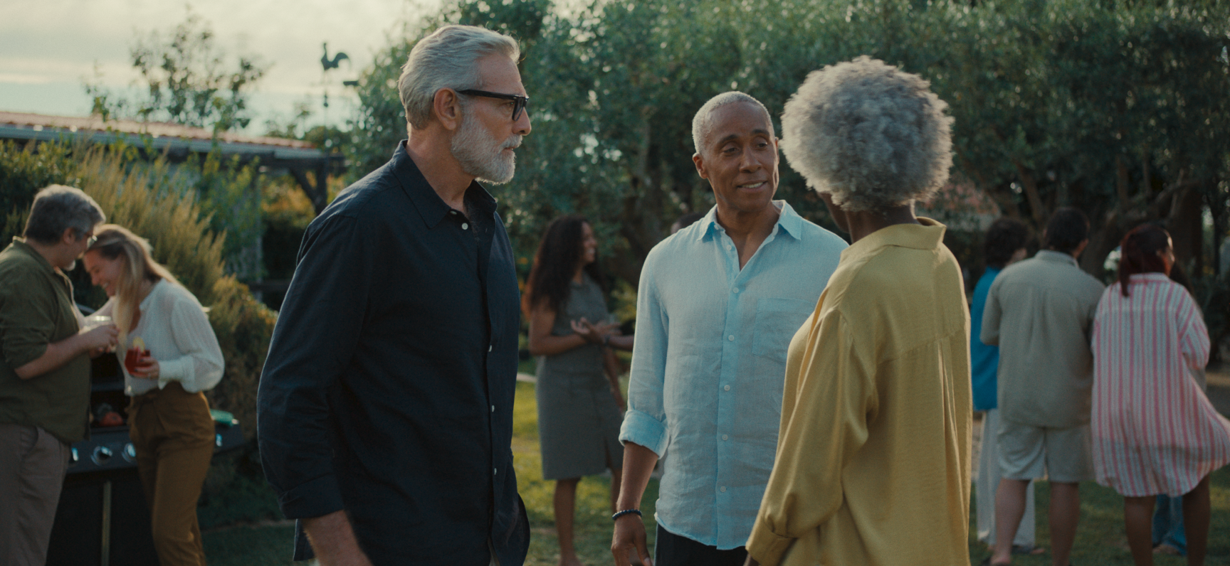 The Nuance Audio glasses in use at a family gathering